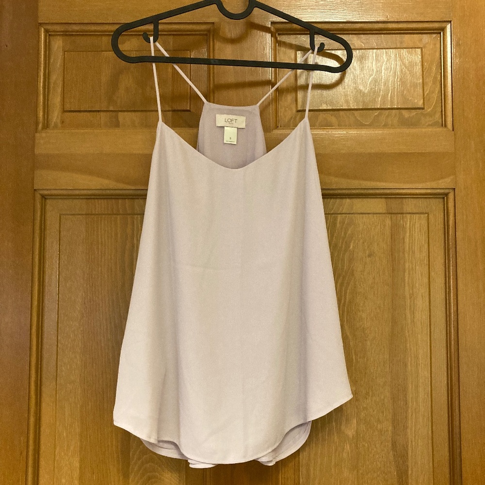 Loft Lilac Strappy Camisole, S